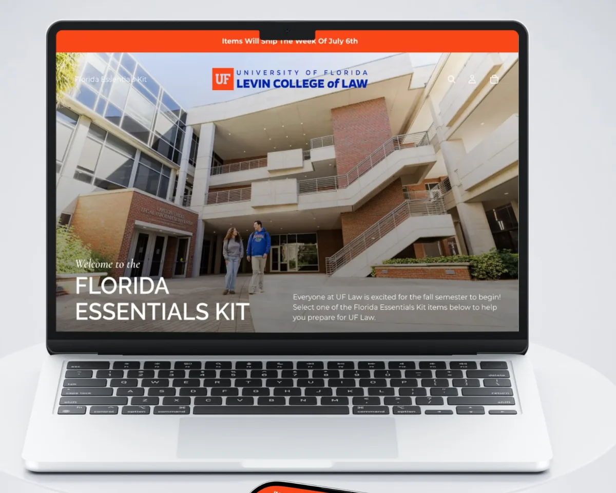 University of Florida Levin College of Law Florida Essentials Kit PopShop storefront